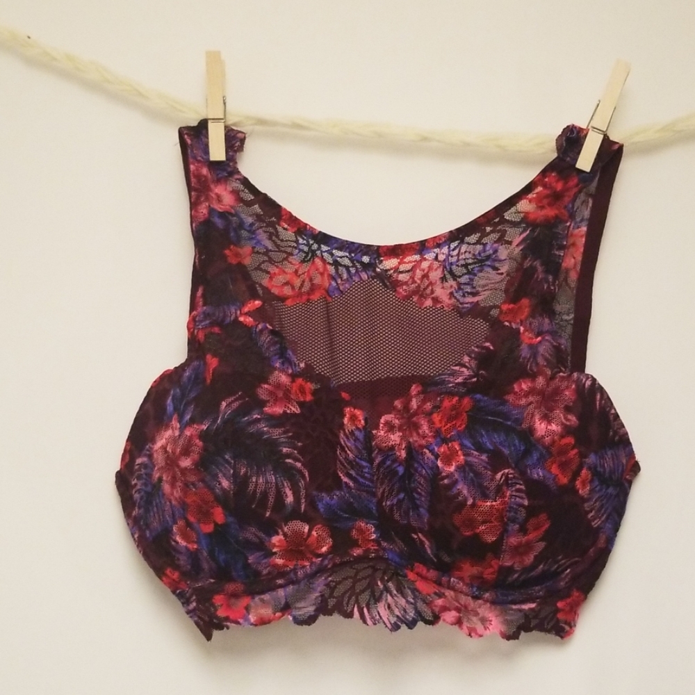 Victoria's secret PINK floral lace bralette